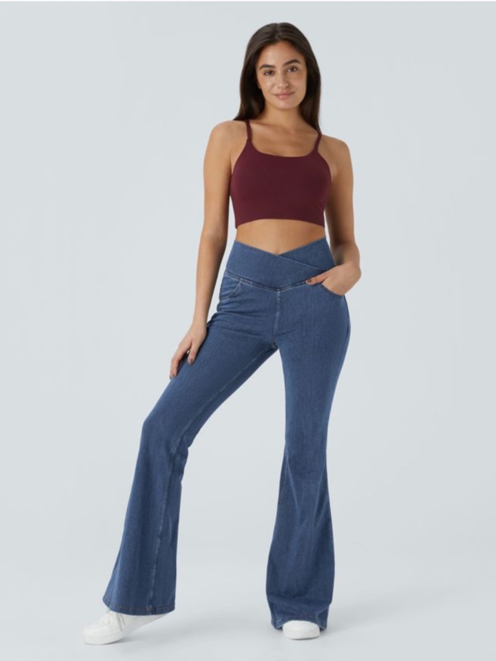 HALARA Felz denim soft  Leggings-‎ worn a bunch- no flaws. 64.95 retail